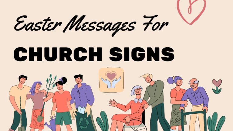 easter messages for church signs
